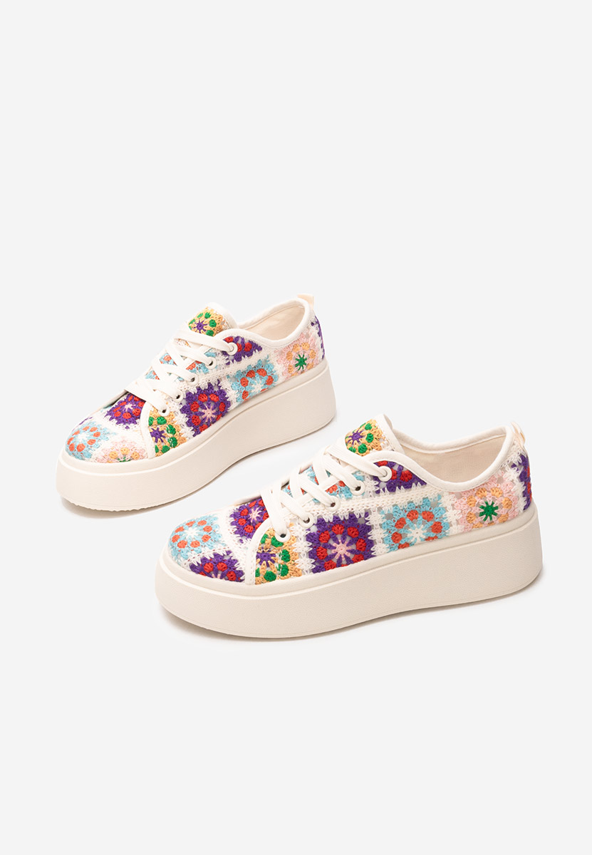 Sneakers con plateau Maricruz colorate
