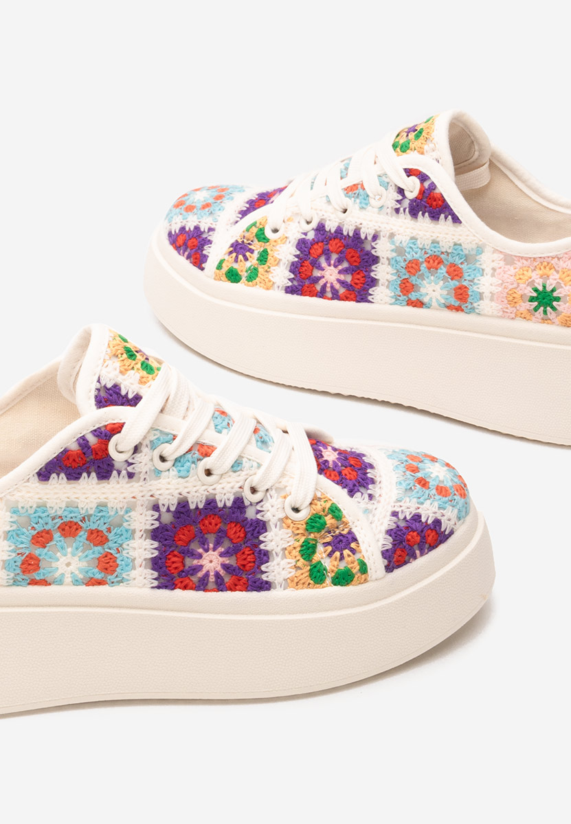 Sneakers con plateau Maricruz colorate