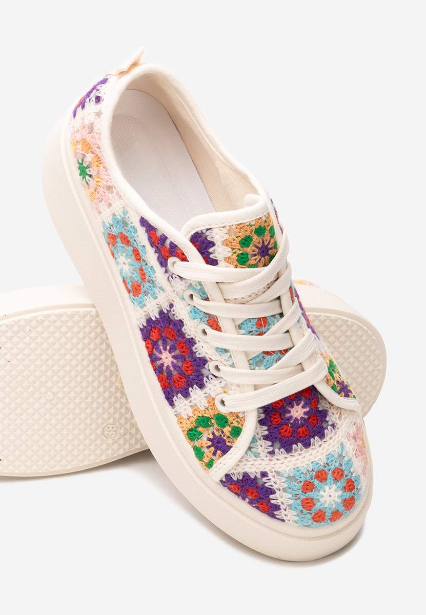 Sneakers con plateau Maricruz colorate