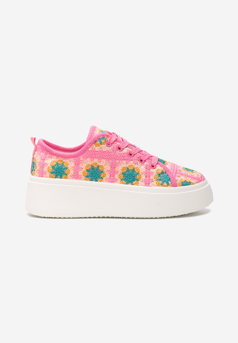 Sneakers con plateau Maricruz rosa