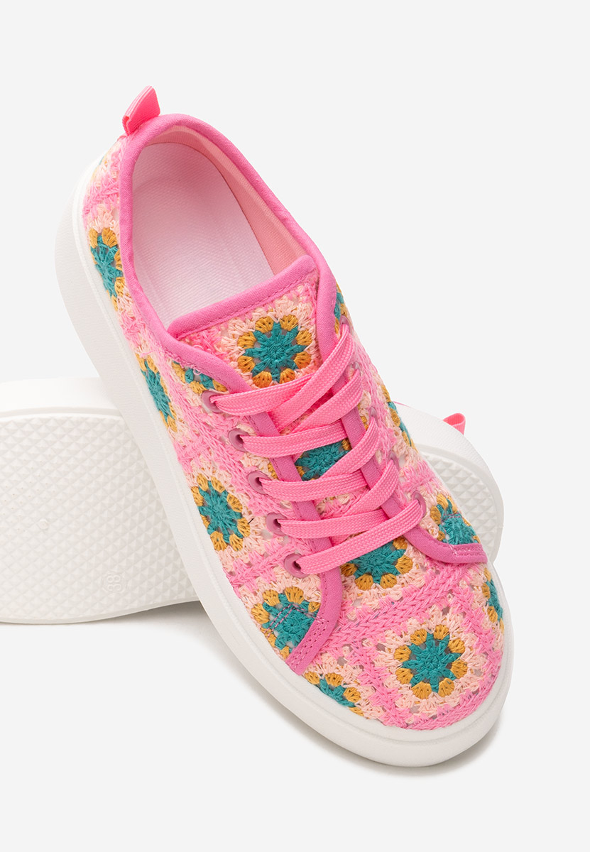 Sneakers con plateau Maricruz rosa
