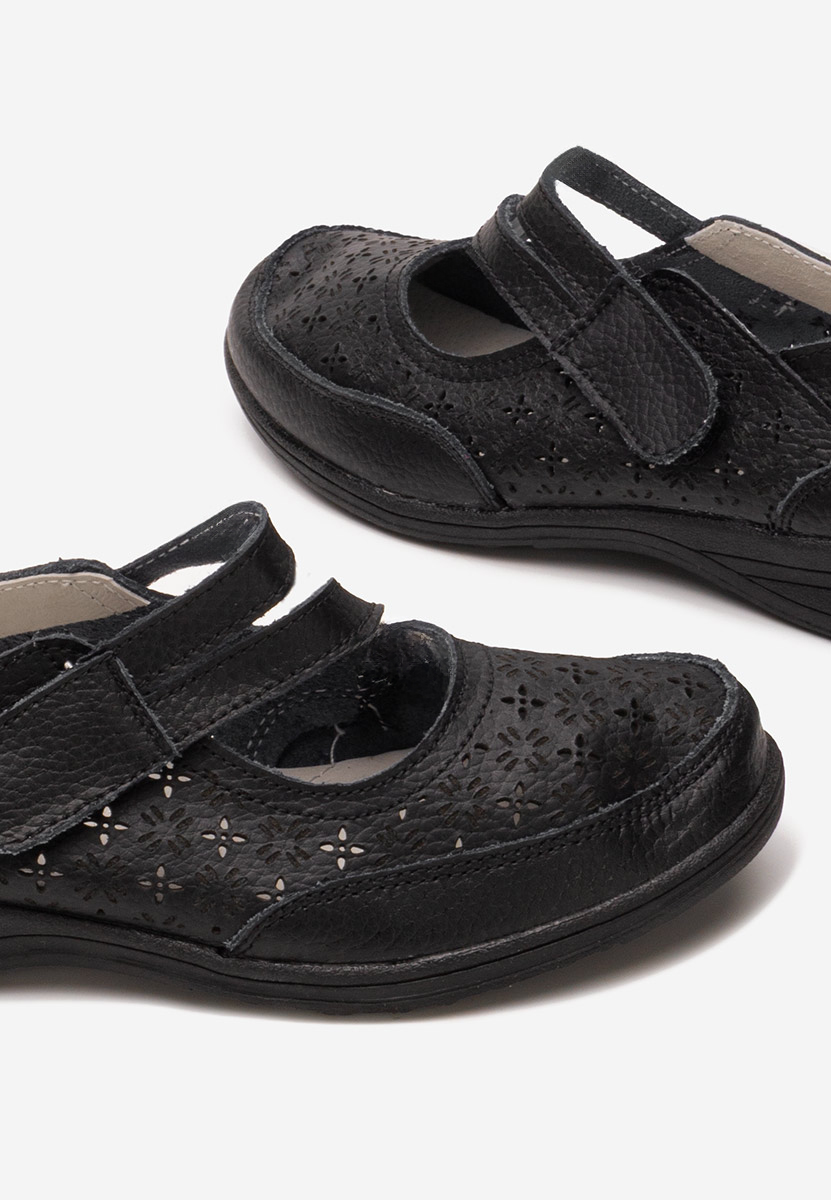 Ballerine pelle Catherina V2 nero