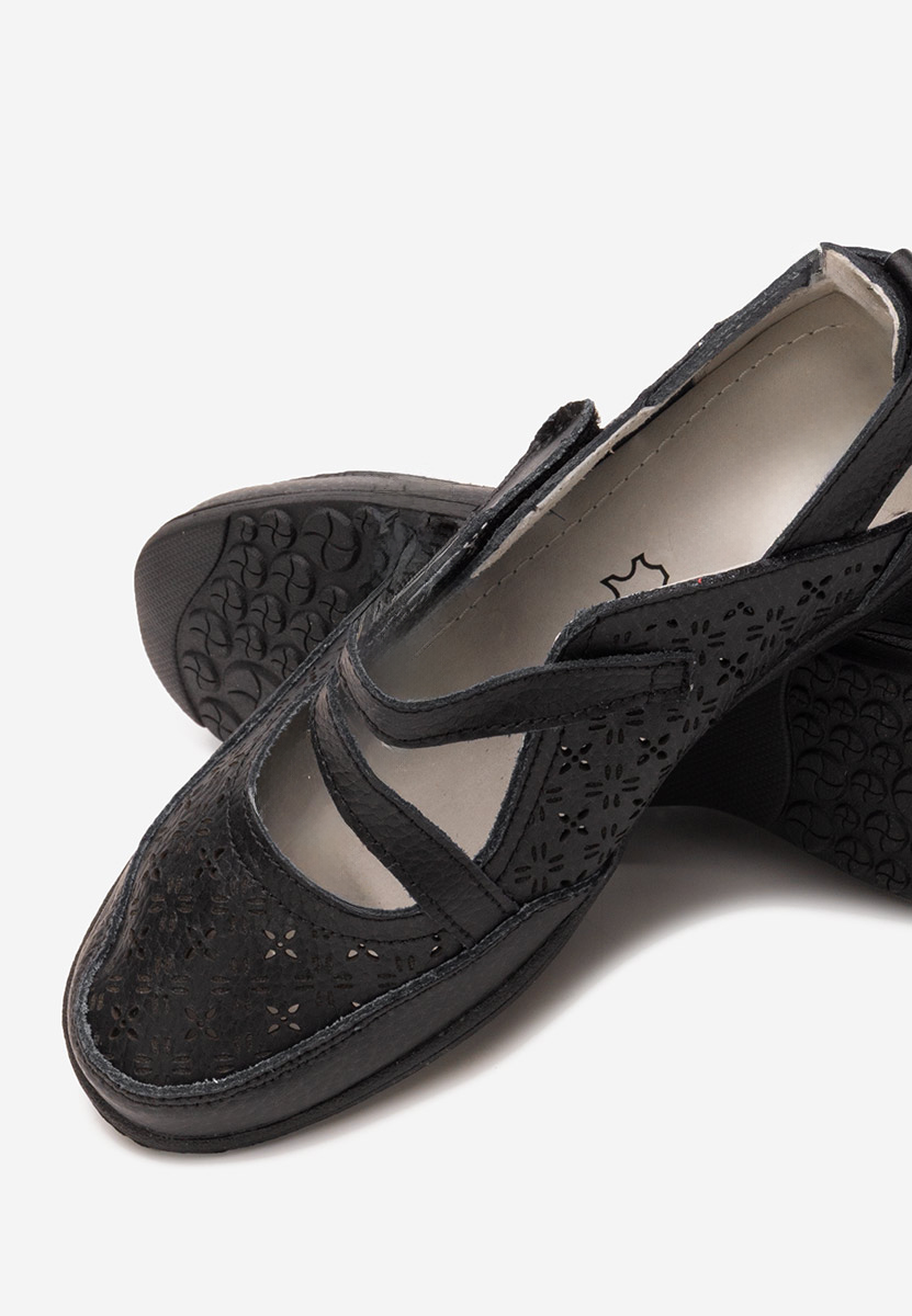 Ballerine pelle Catherina V2 nero