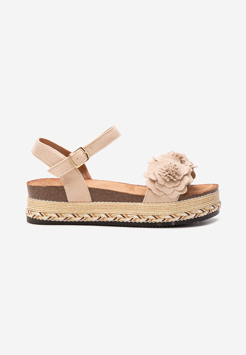 Sandali platform Sopia beige
