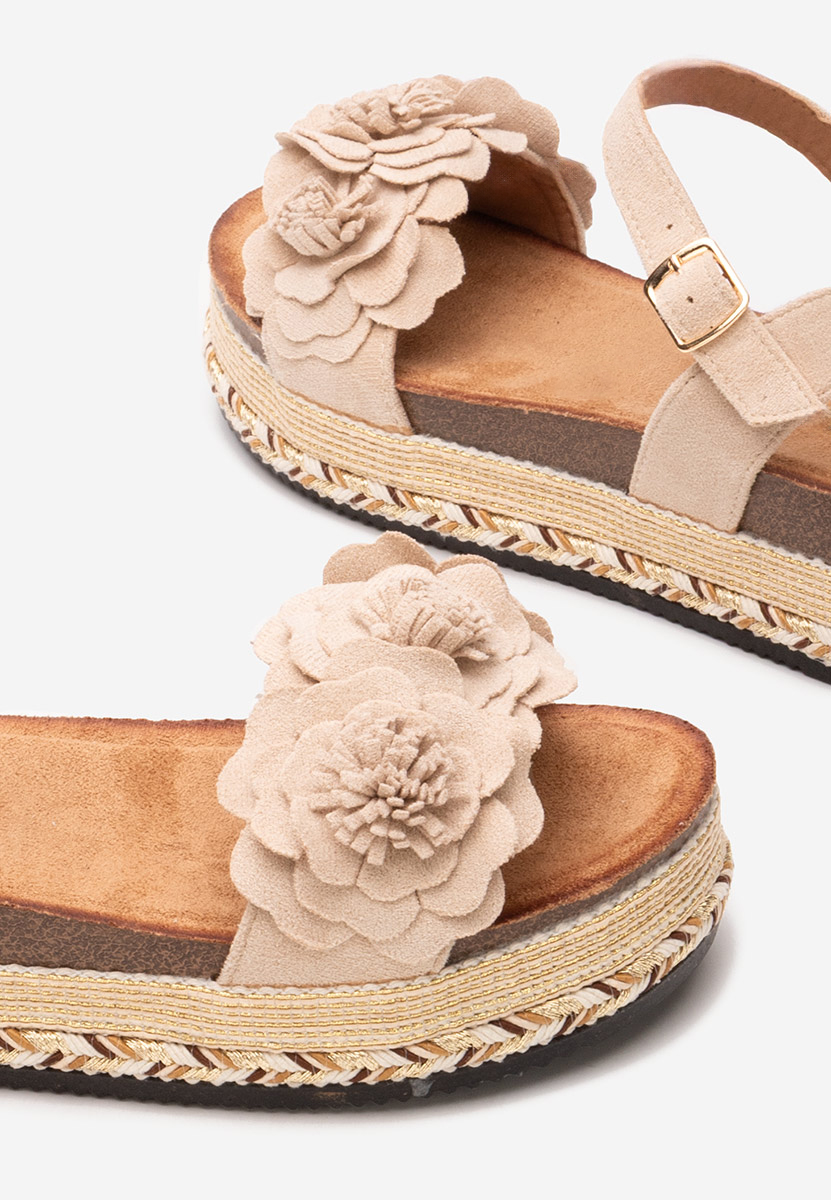 Sandali platform Sopia beige
