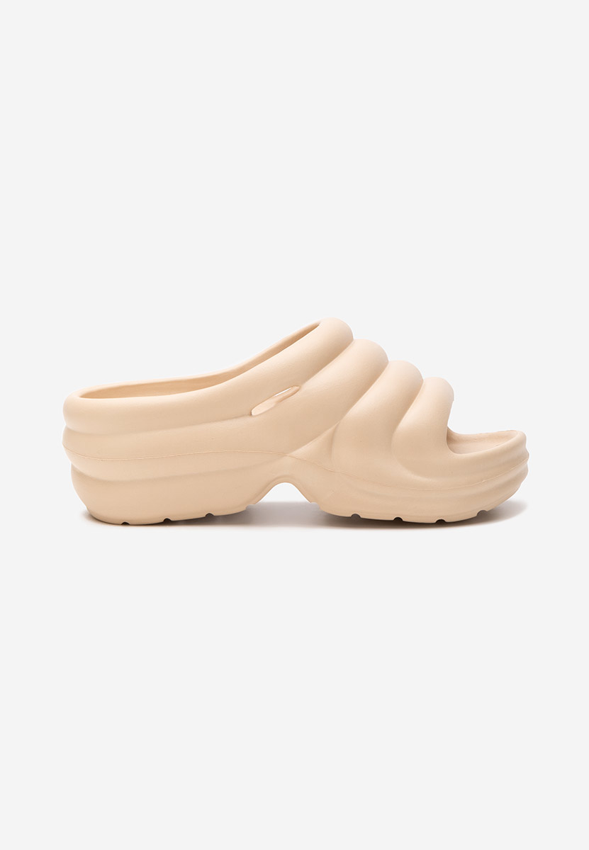 Ciabatte platform Gemma V2 beige