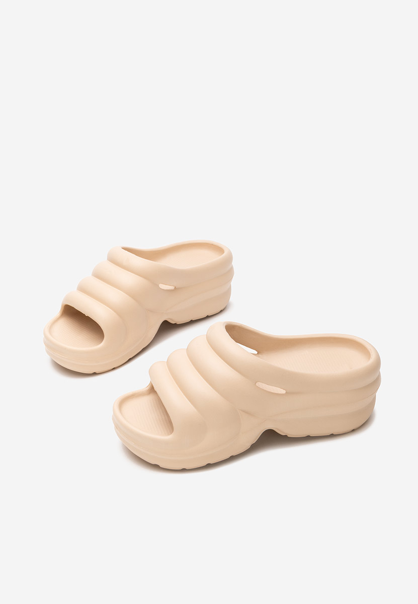 Ciabatte platform Gemma V2 beige