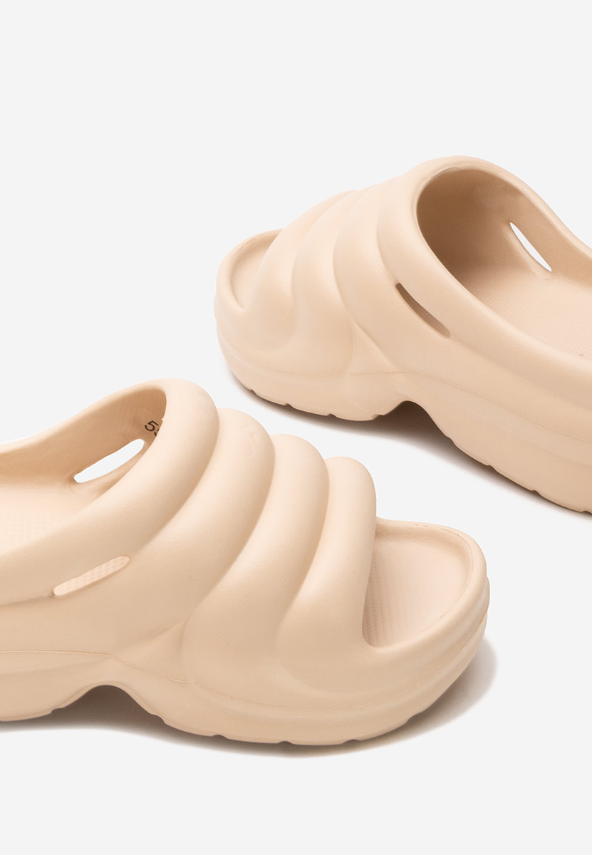 Ciabatte platform Gemma V2 beige