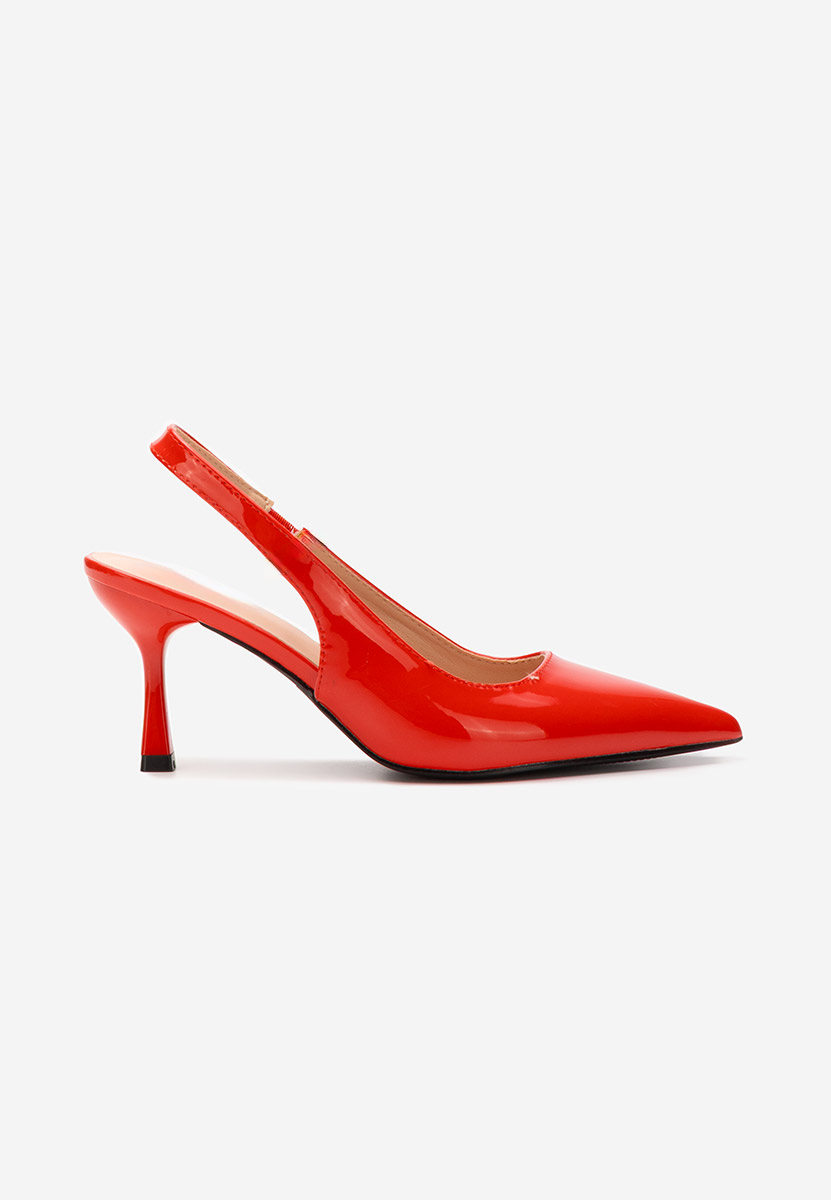 Décolleté Slingback Laurina rosso