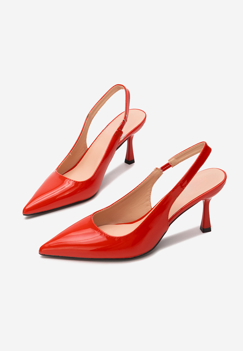 Décolleté Slingback Laurina rosso