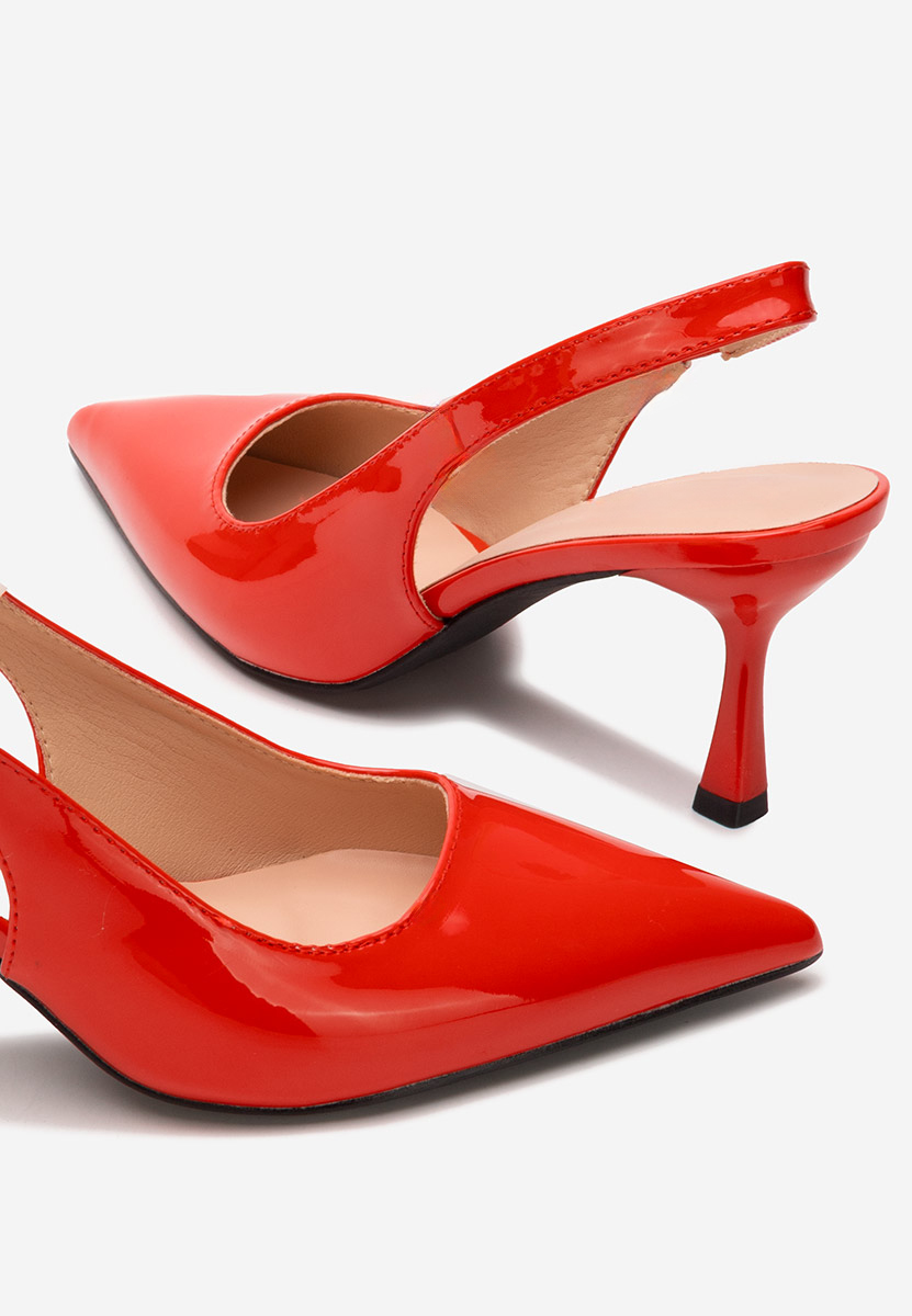Décolleté Slingback Laurina rosso