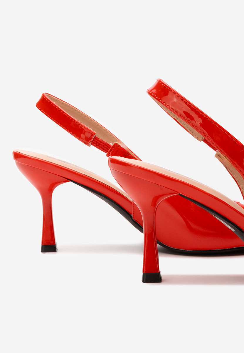 Décolleté Slingback Laurina rosso