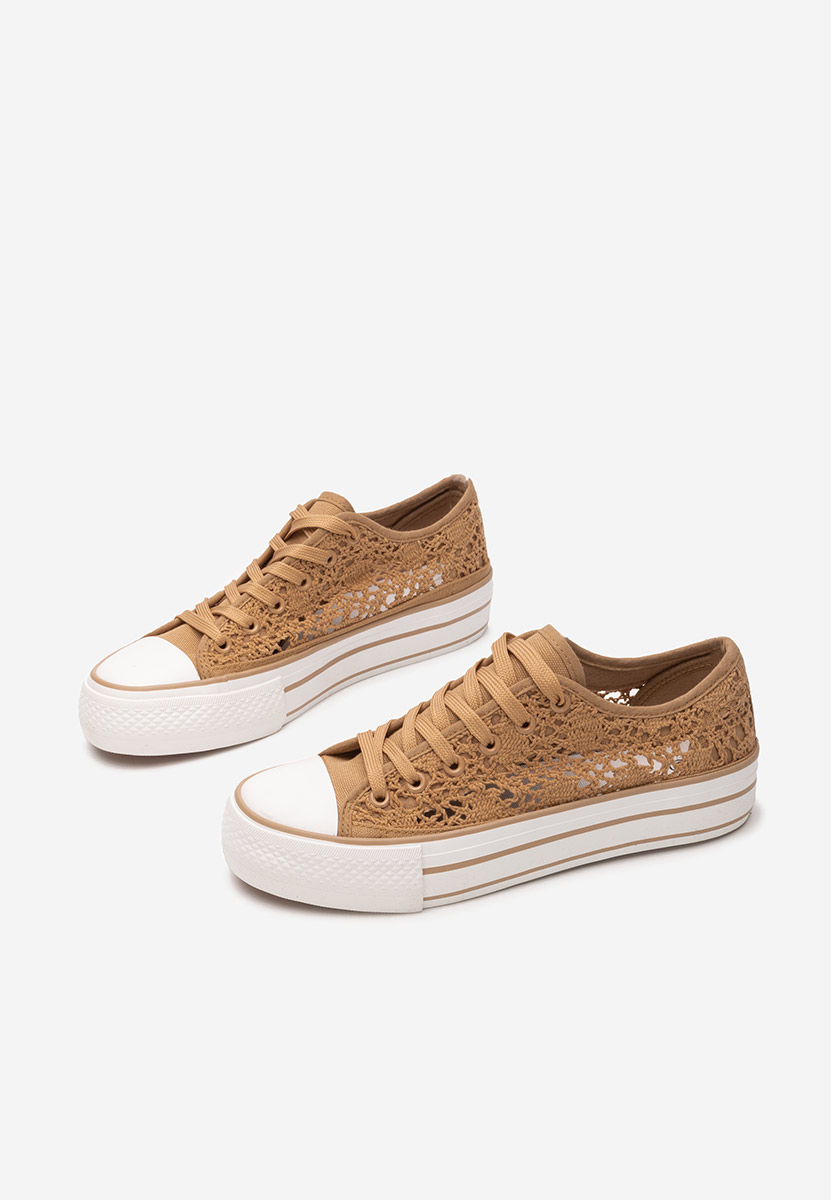Scarpe da ginnastica donna Mylanca cachi