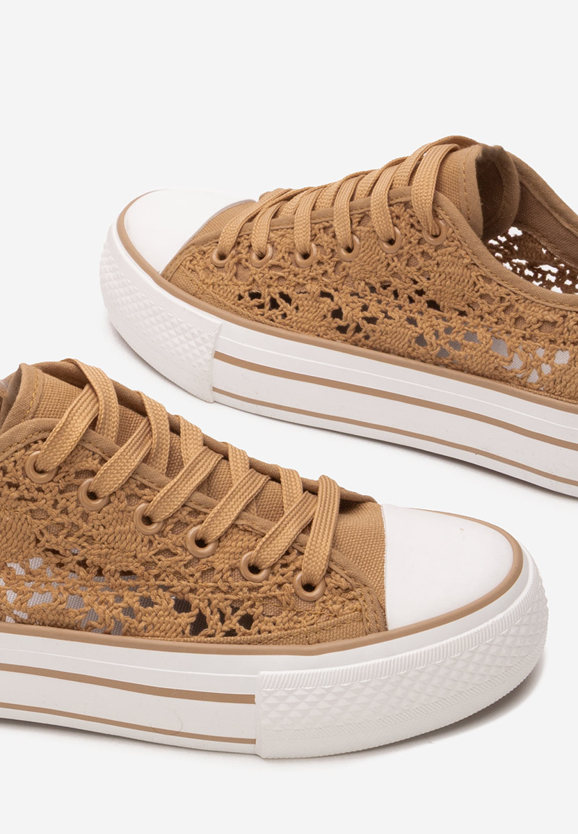 Scarpe da ginnastica donna Mylanca cachi