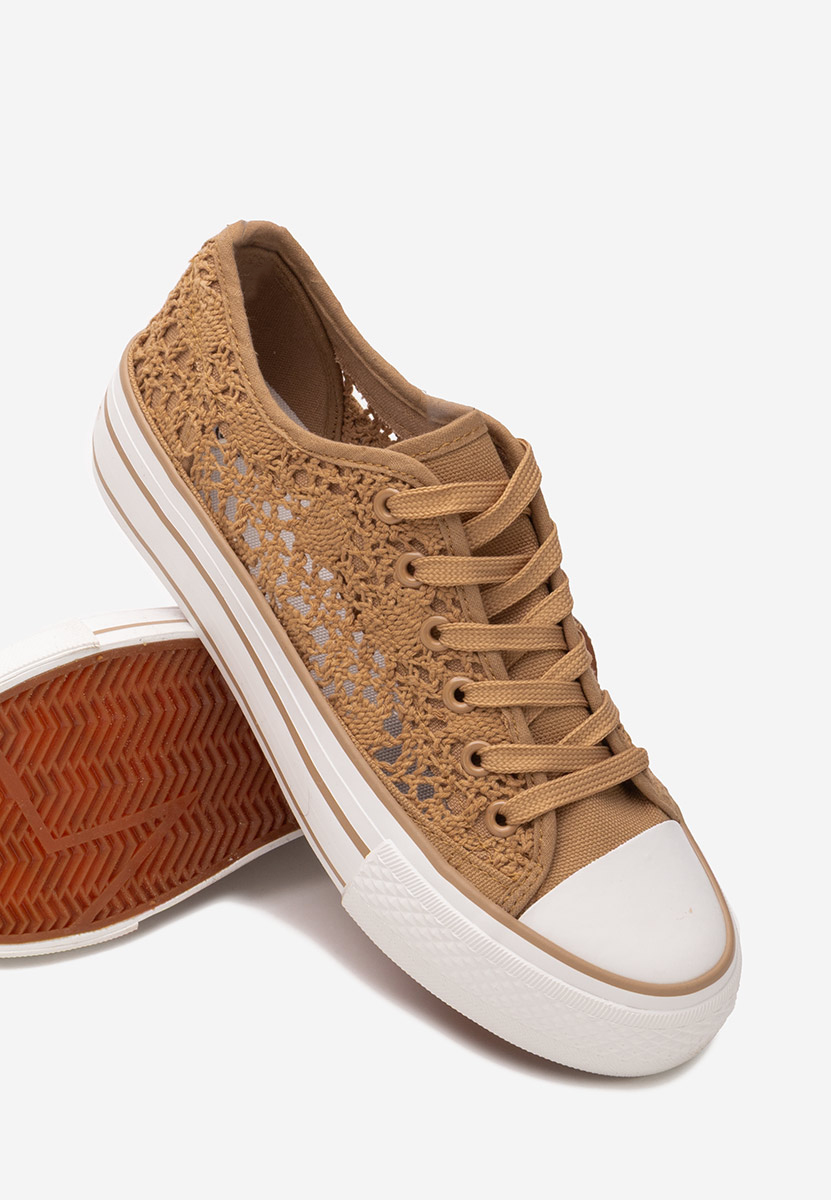 Scarpe da ginnastica donna Mylanca cachi