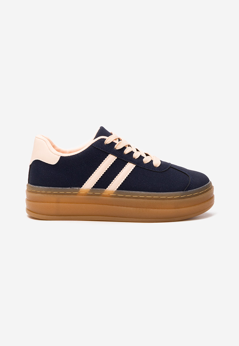 Sneakers con plateau Joela blu marine