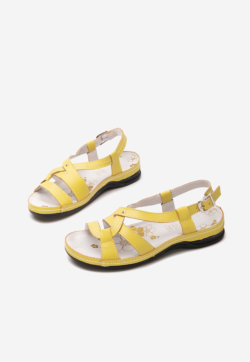 Sandali cuoio Zinga turchese