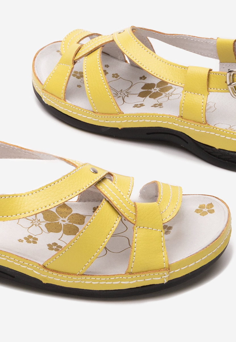 Sandali cuoio Zinga turchese