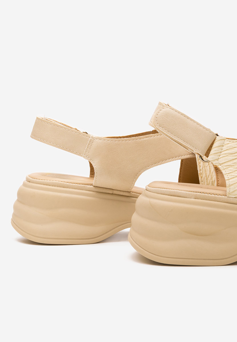 Sandali platform Ilise beige