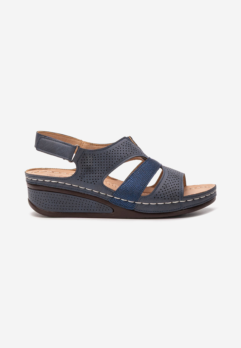 Sandali con suola ortopedica Brenita blu scuro