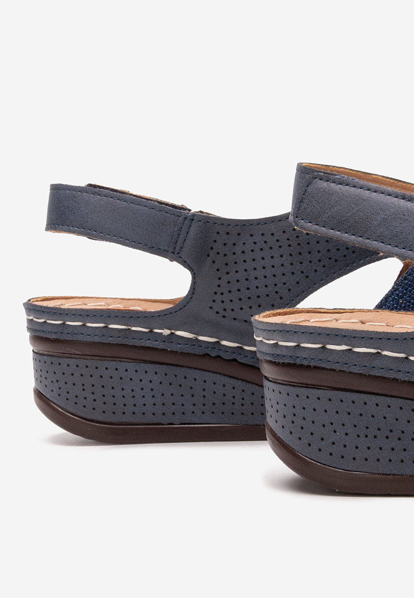Sandali con suola ortopedica Brenita blu scuro