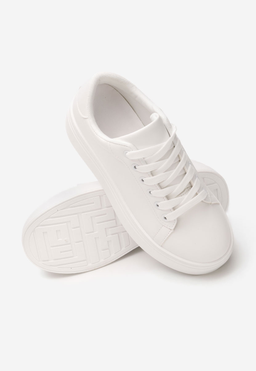 Sneakers con plateau Albea bianchi