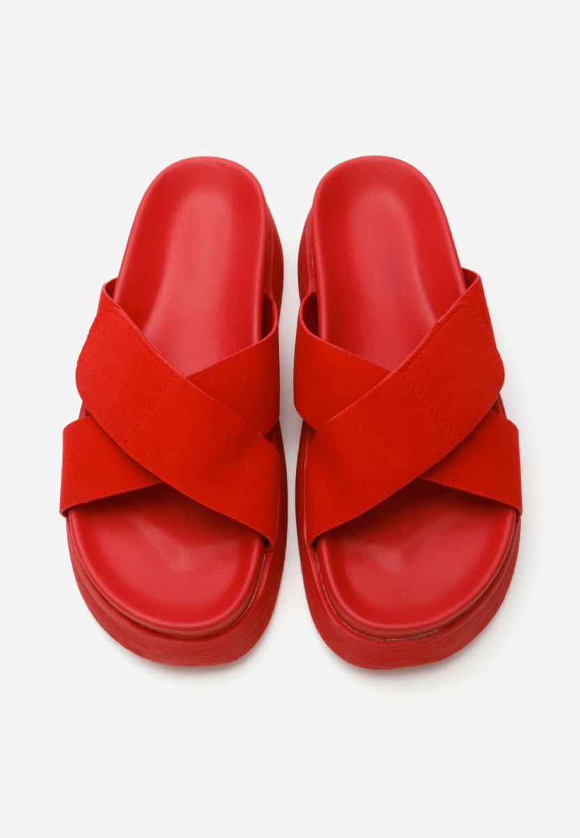 Ciabatte donna Cristela rosso