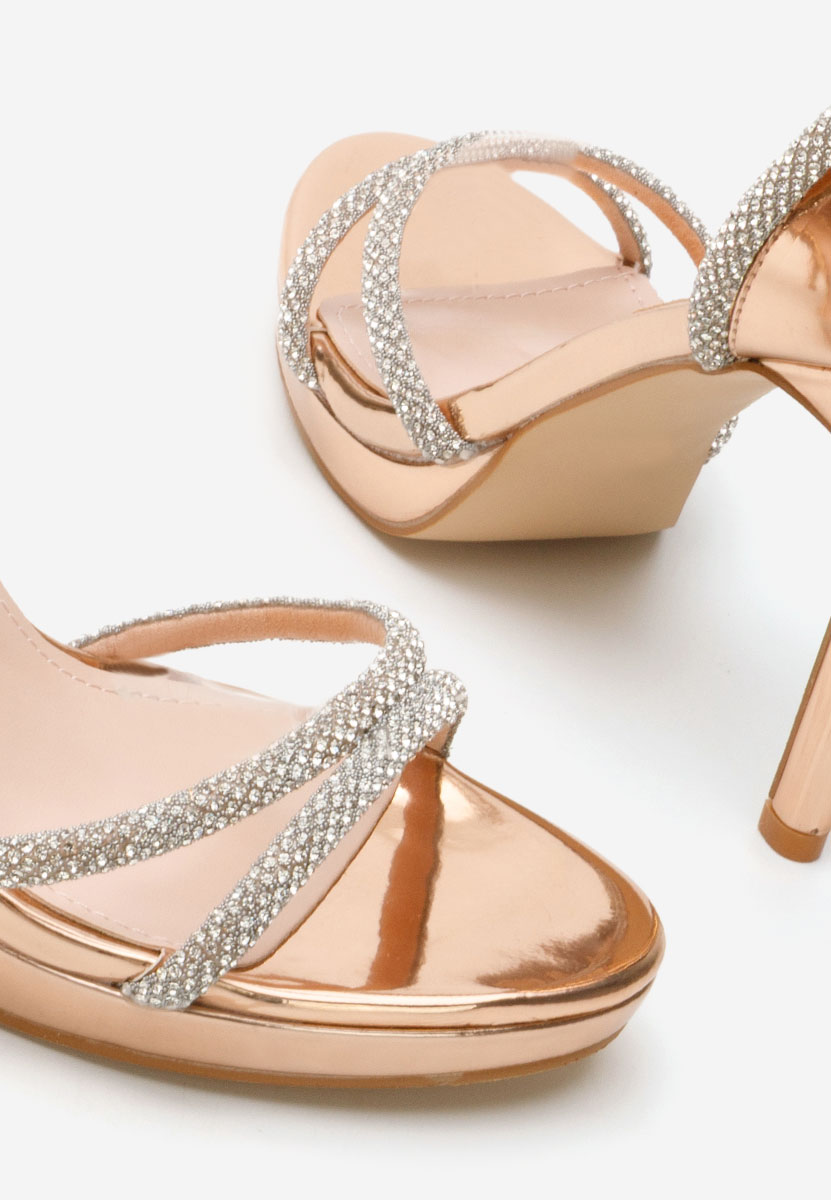 Sandali eleganti Majorie champagne