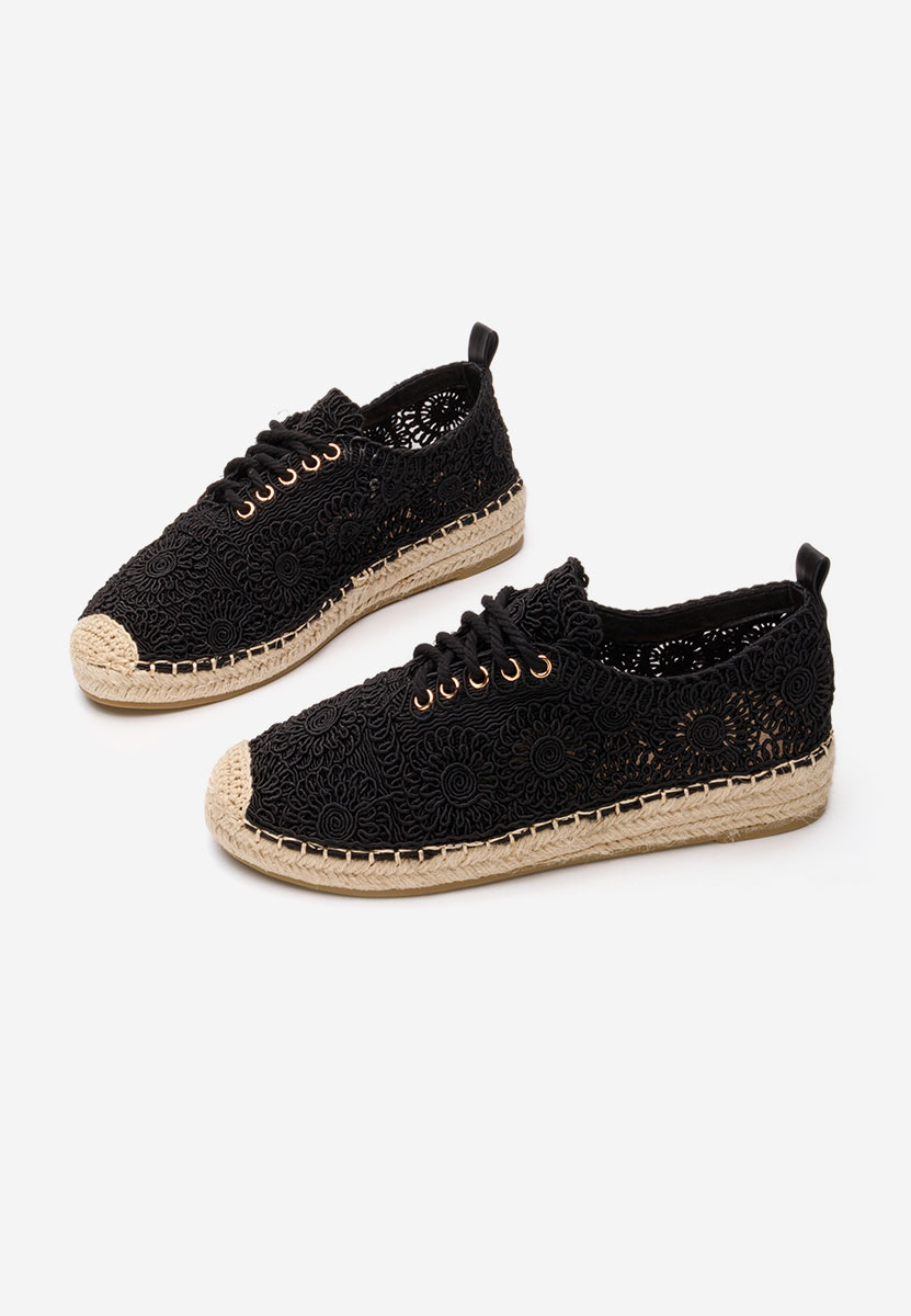 Espadrillas donna Klarysa nero