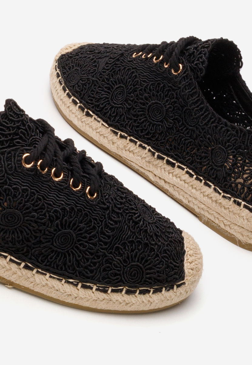 Espadrillas donna Klarysa nero