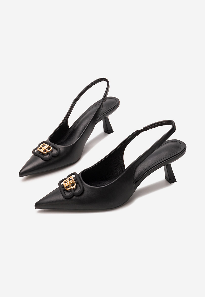 Décolleté Slingback Belabisa nero