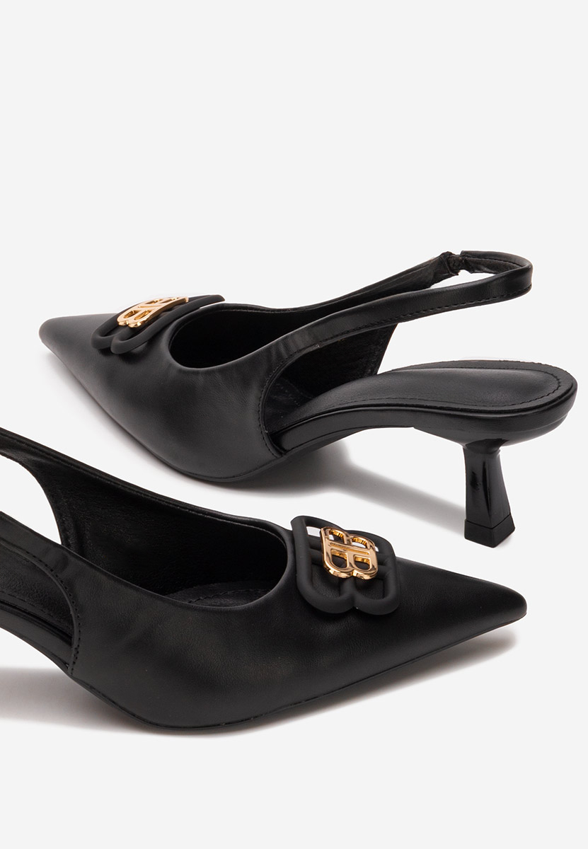 Décolleté Slingback Belabisa nero