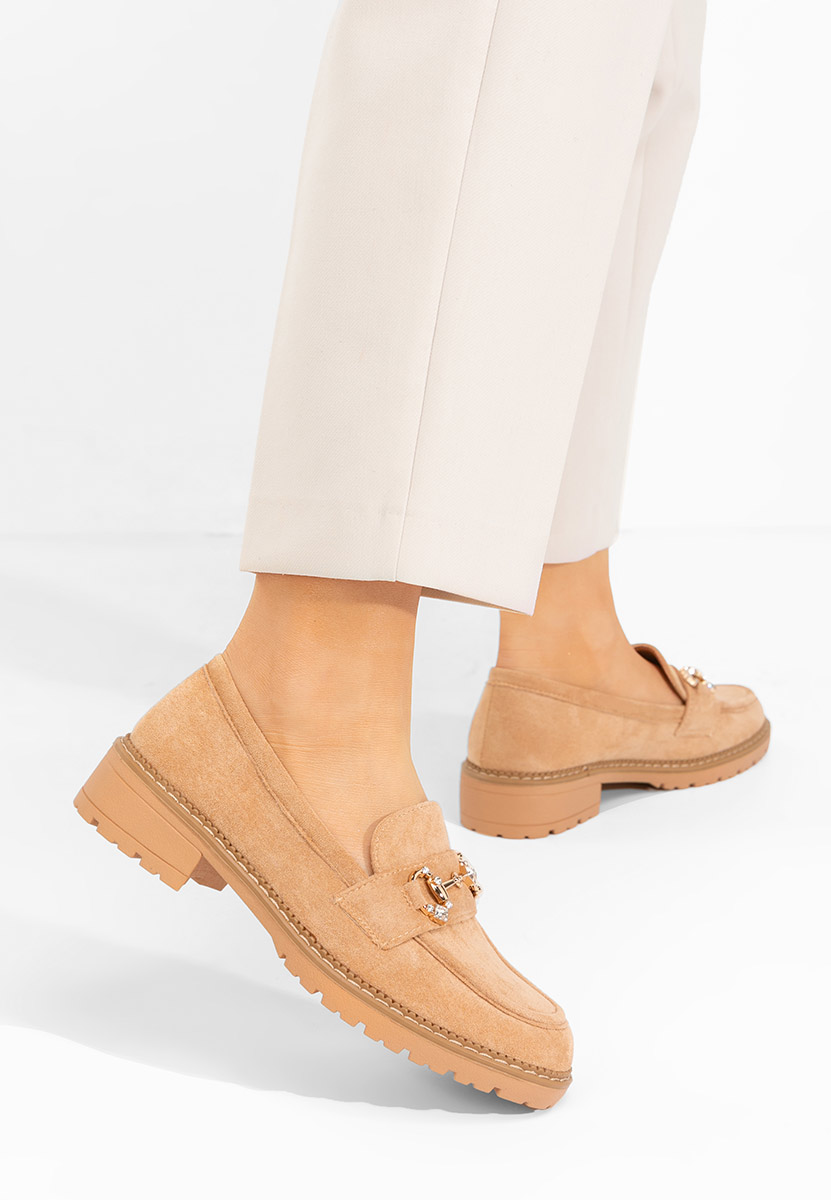 Mocassini da donna Erlinda camel