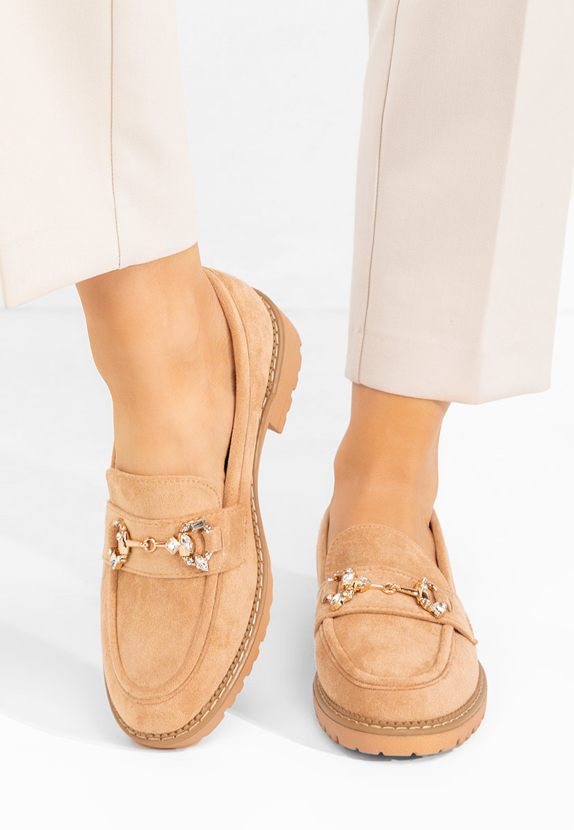 Mocassini da donna Erlinda camel