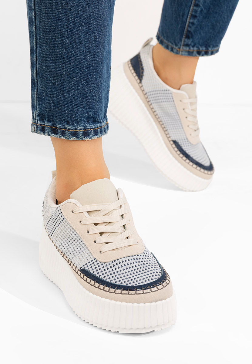 Sneakers con plateau Tamylsa blu