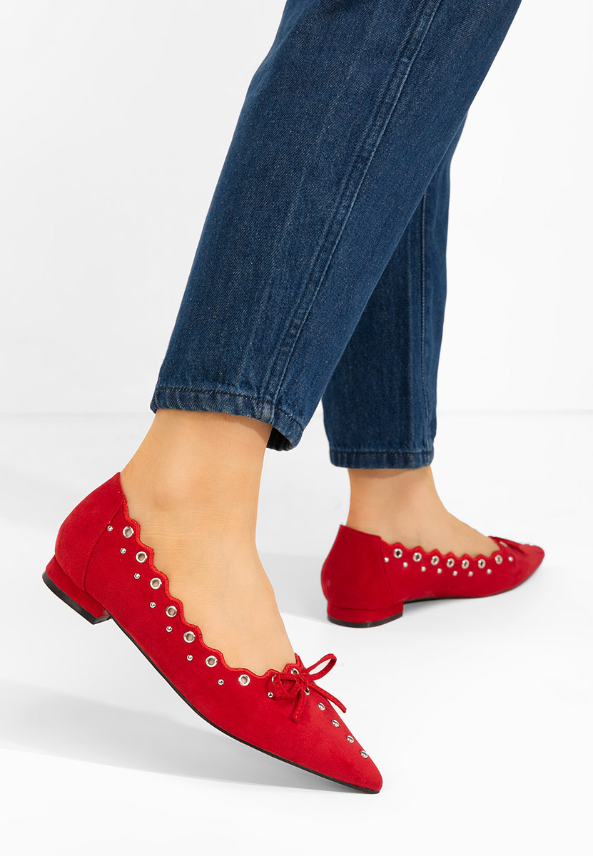 Ballerine eleganti Sharyna rosso