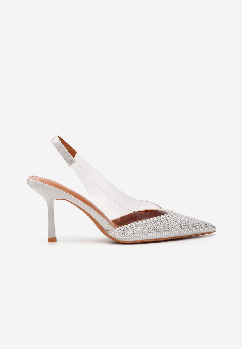 Décolleté Slingback Marylena argento