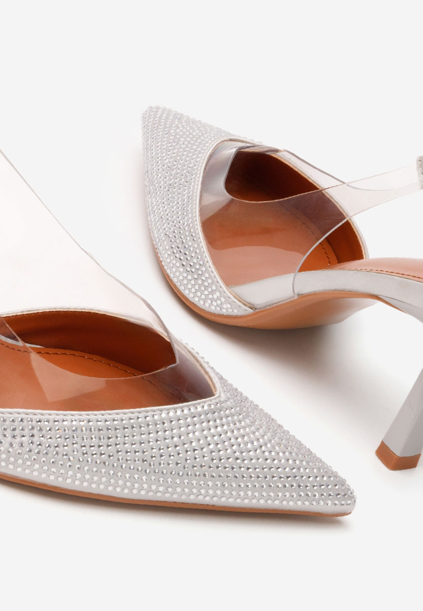 Décolleté Slingback Marylena argento