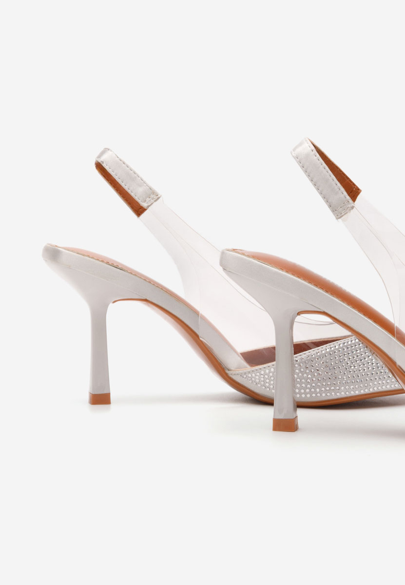 Décolleté Slingback Marylena argento