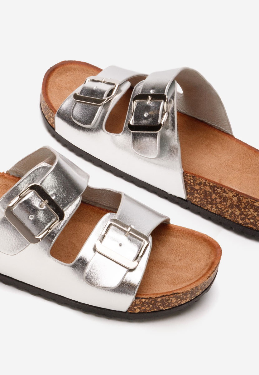 Ciabatte donna Janeti argento