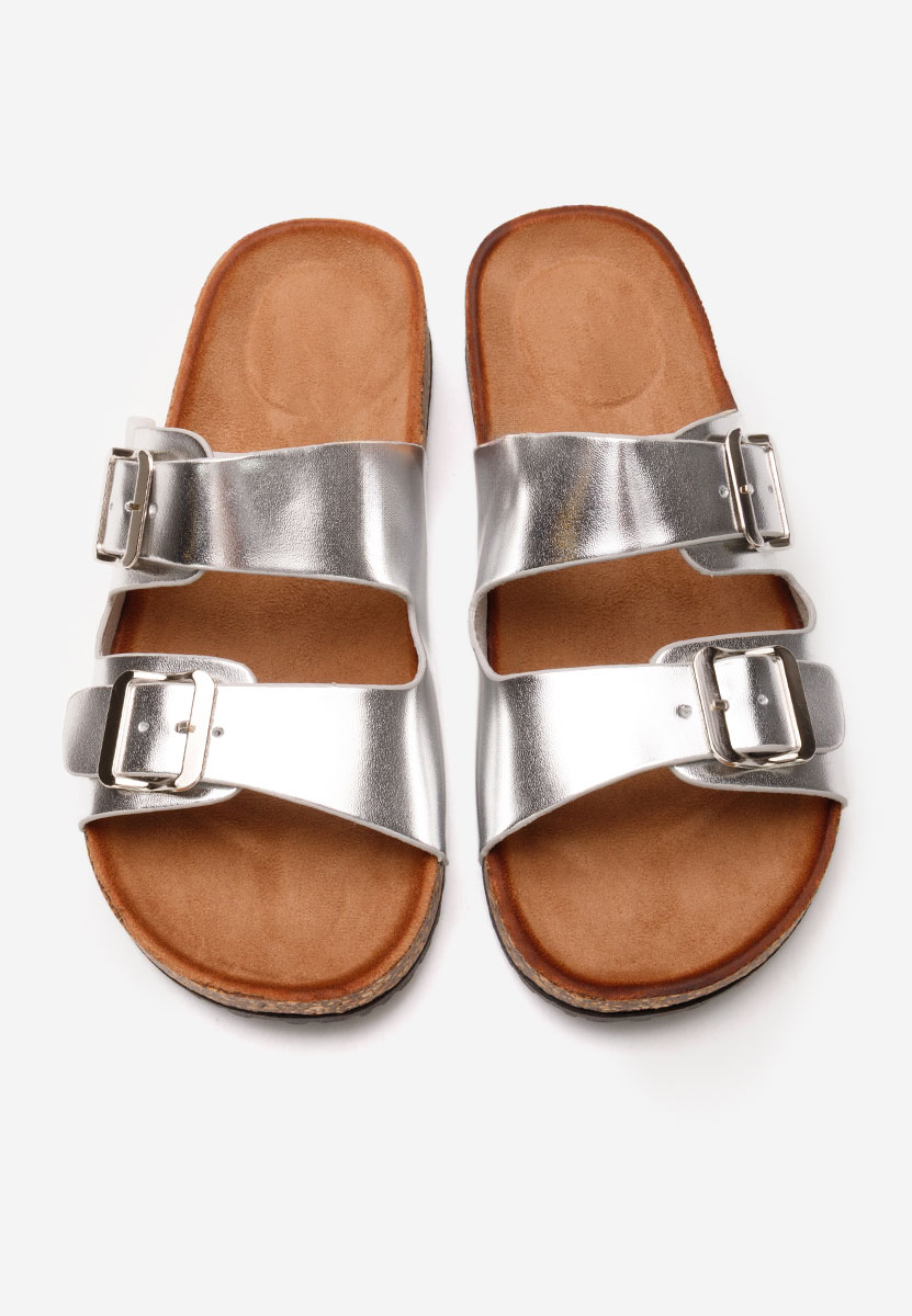 Ciabatte donna Janeti argento