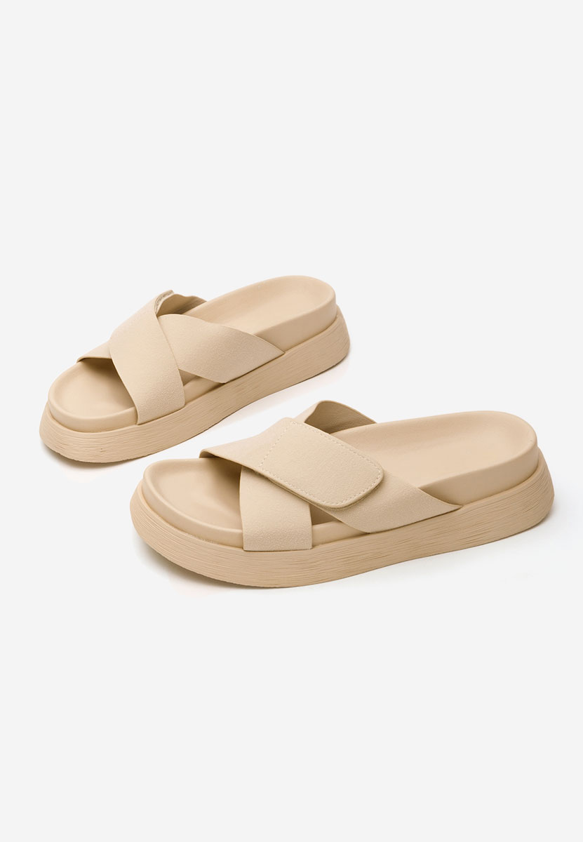 Ciabatte donna Cristela beige