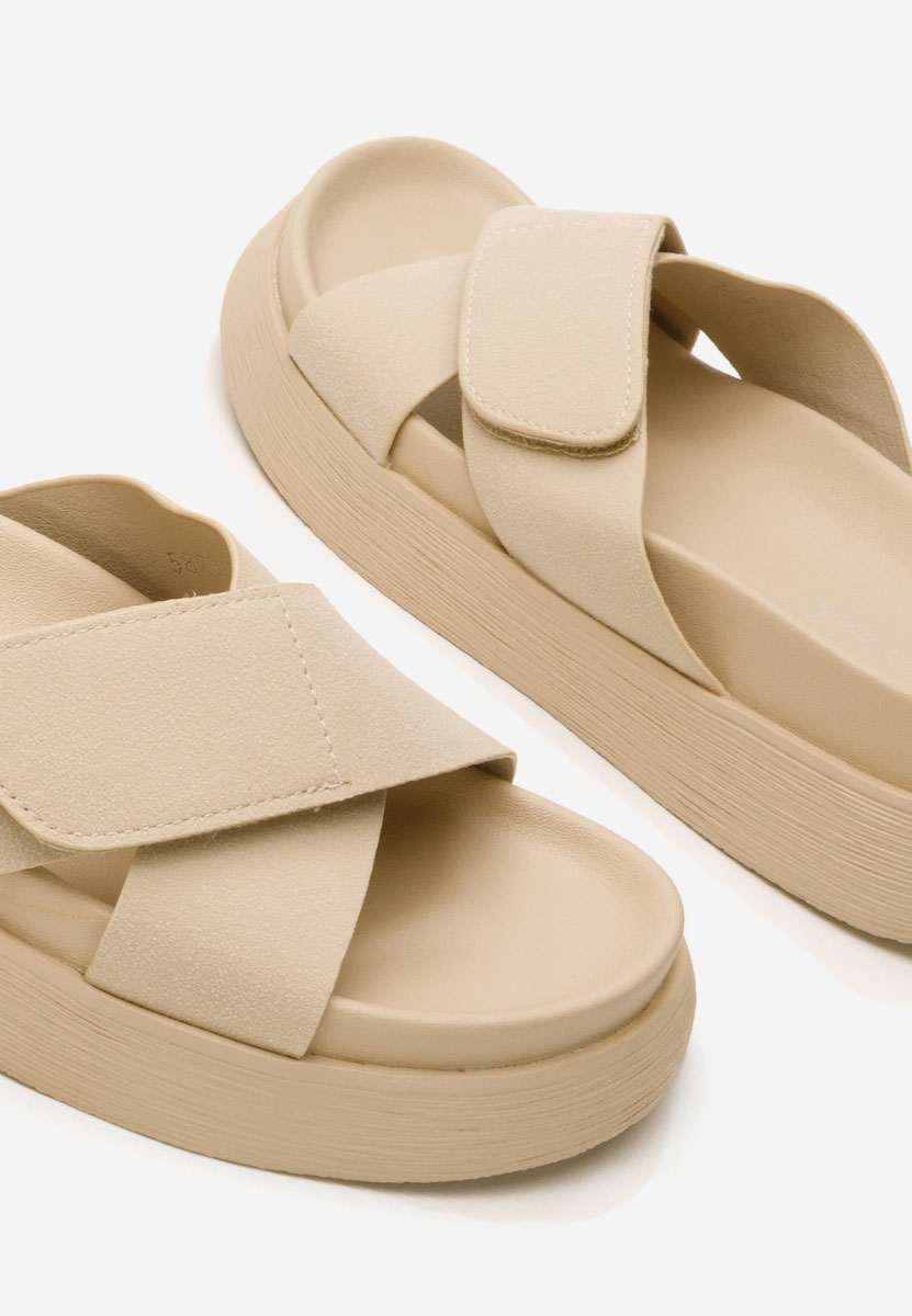 Ciabatte donna Cristela beige