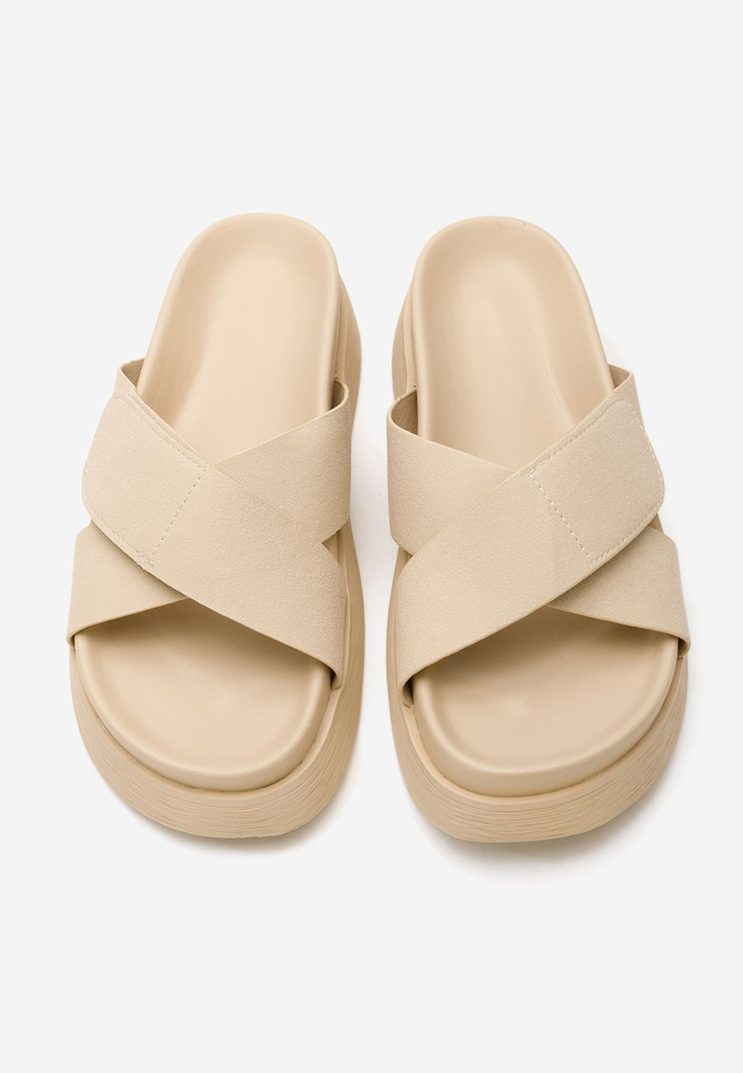 Ciabatte donna Cristela beige