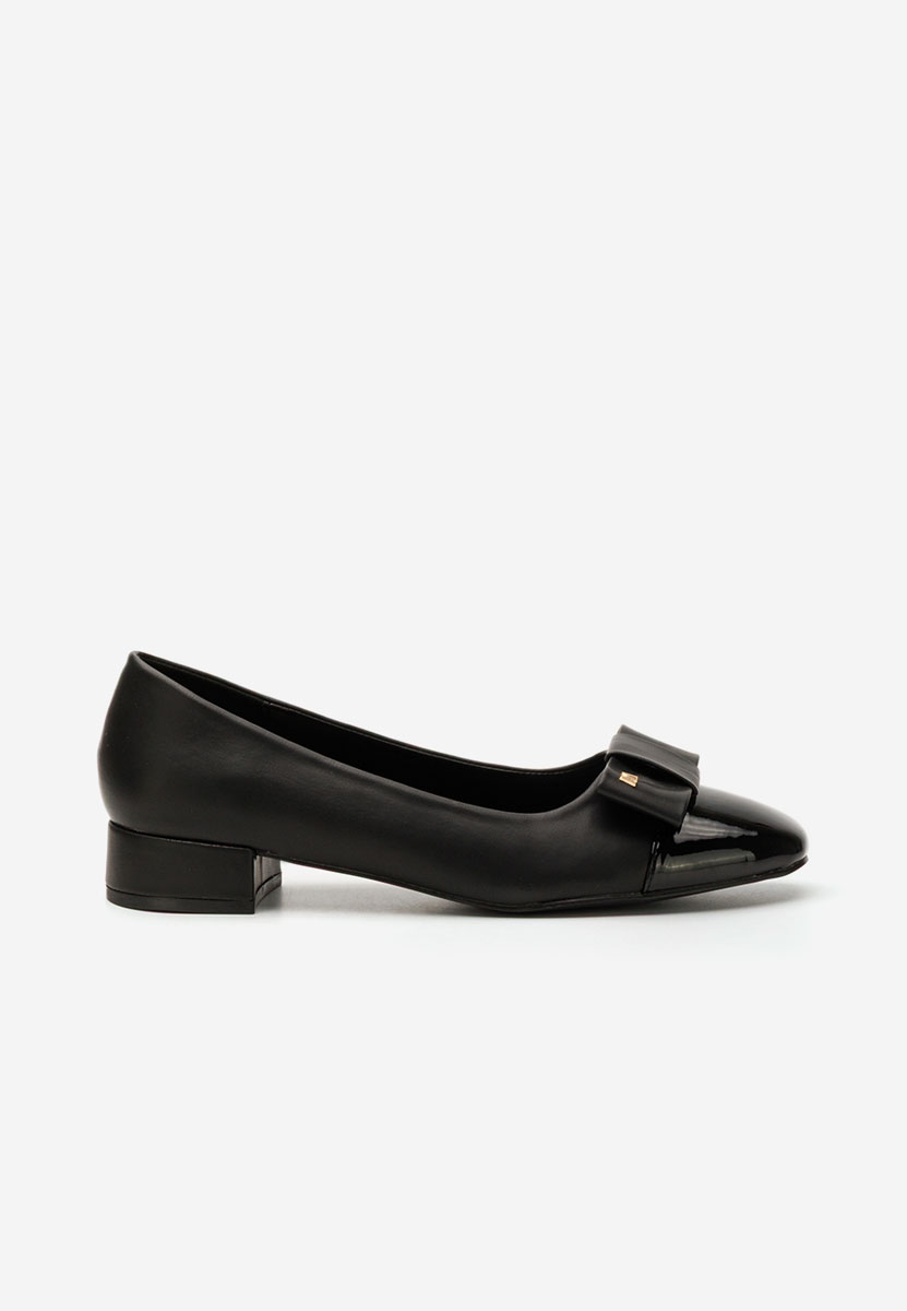 Décolleté tacco basso wuga nero