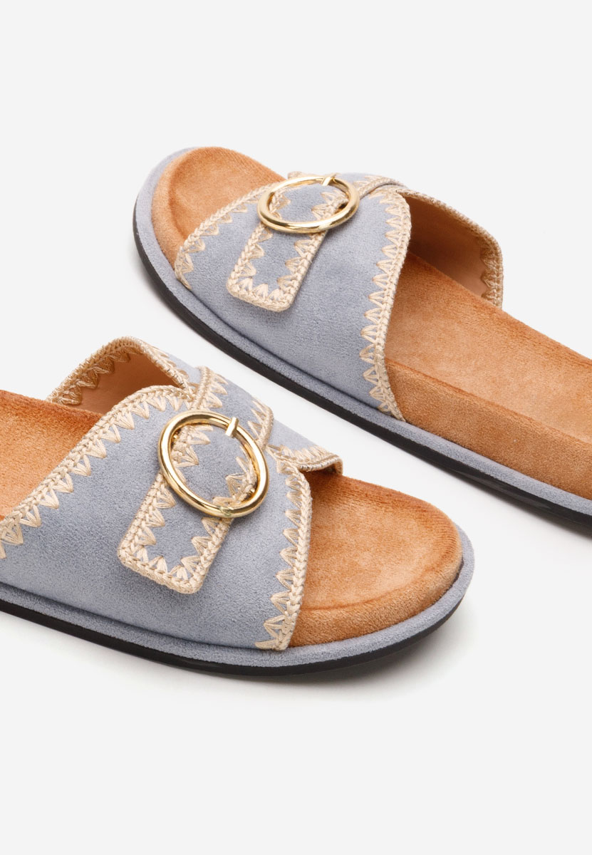 Ciabatte donna estive Concita blu