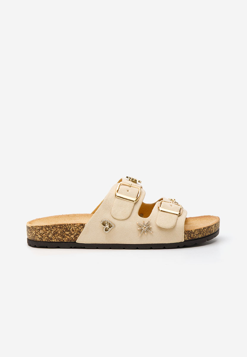 Ciabatte donna estive Moonie beige