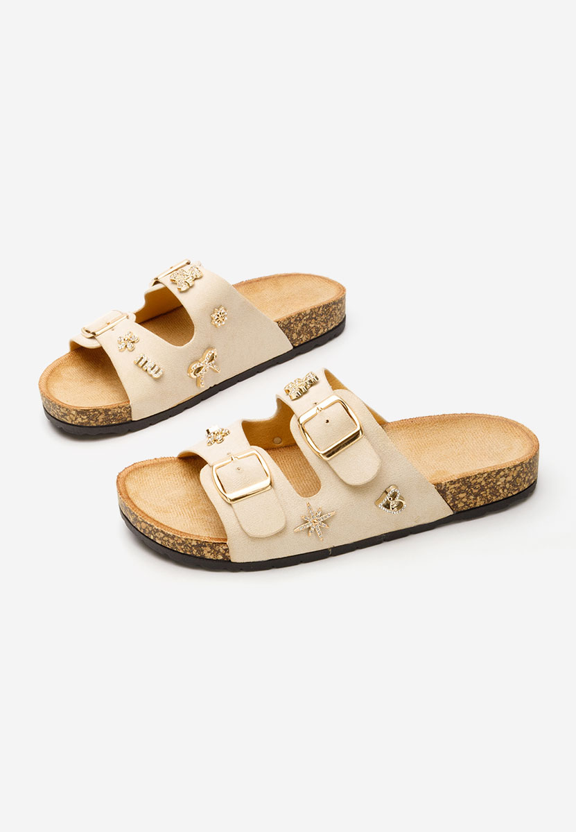 Ciabatte donna estive Moonie beige