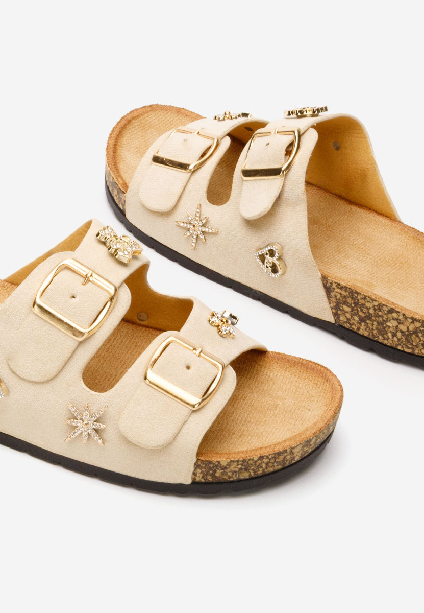 Ciabatte donna estive Moonie beige