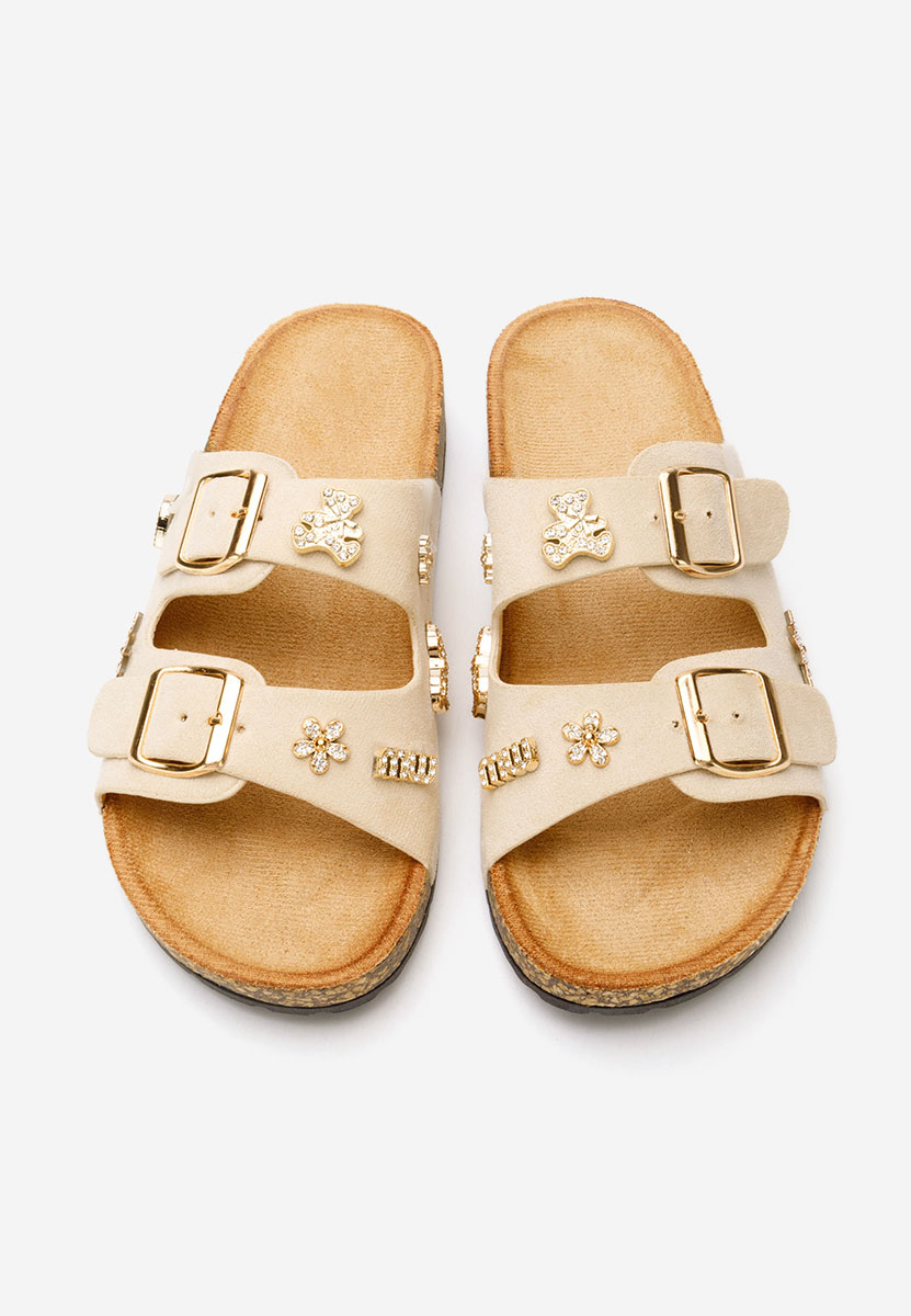 Ciabatte donna estive Moonie beige